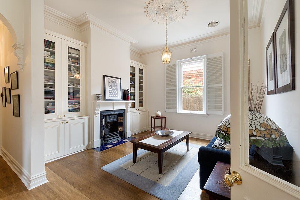 Living Room with Fireplace