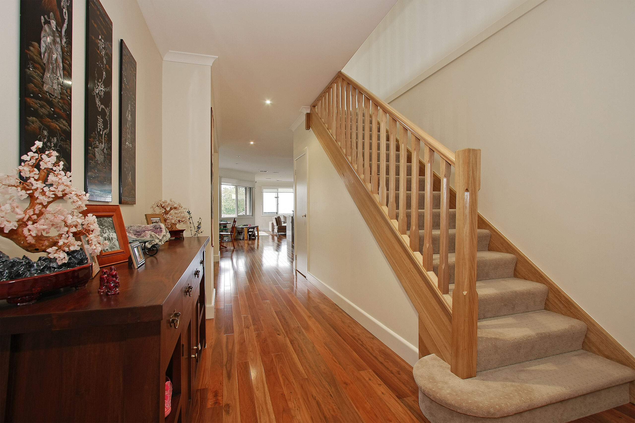 a staircase in a house