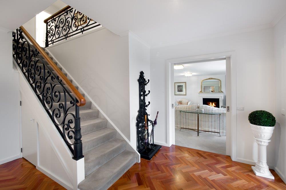 Image of a Living Room with Stairs