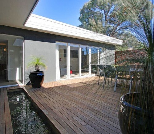 Single Storey Home Extensions - courtyard