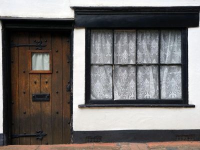 a door with a window