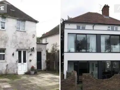 Double Storey Extension Before and After Transformations