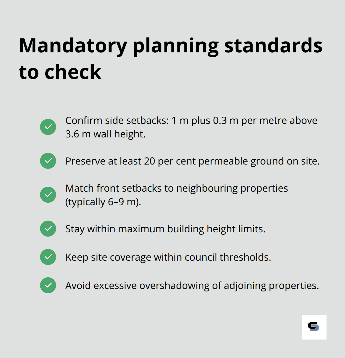 Key planning rules affecting Melbourne extensions - double storey extension