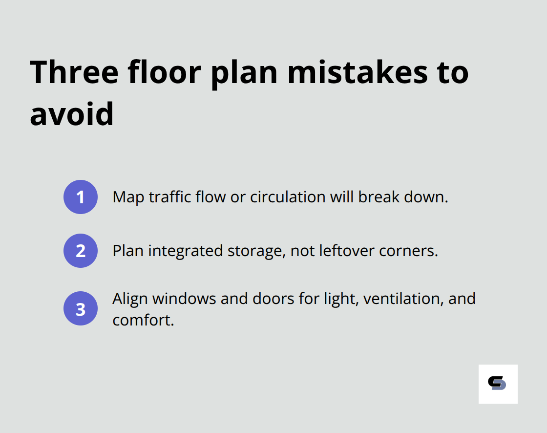 Compact list of the three recurring extension design errors