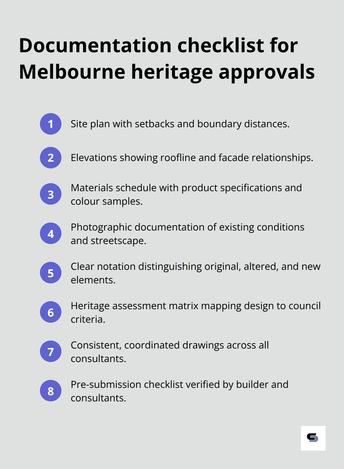 Essential documents councils require for heritage extension permits - heritage extensions