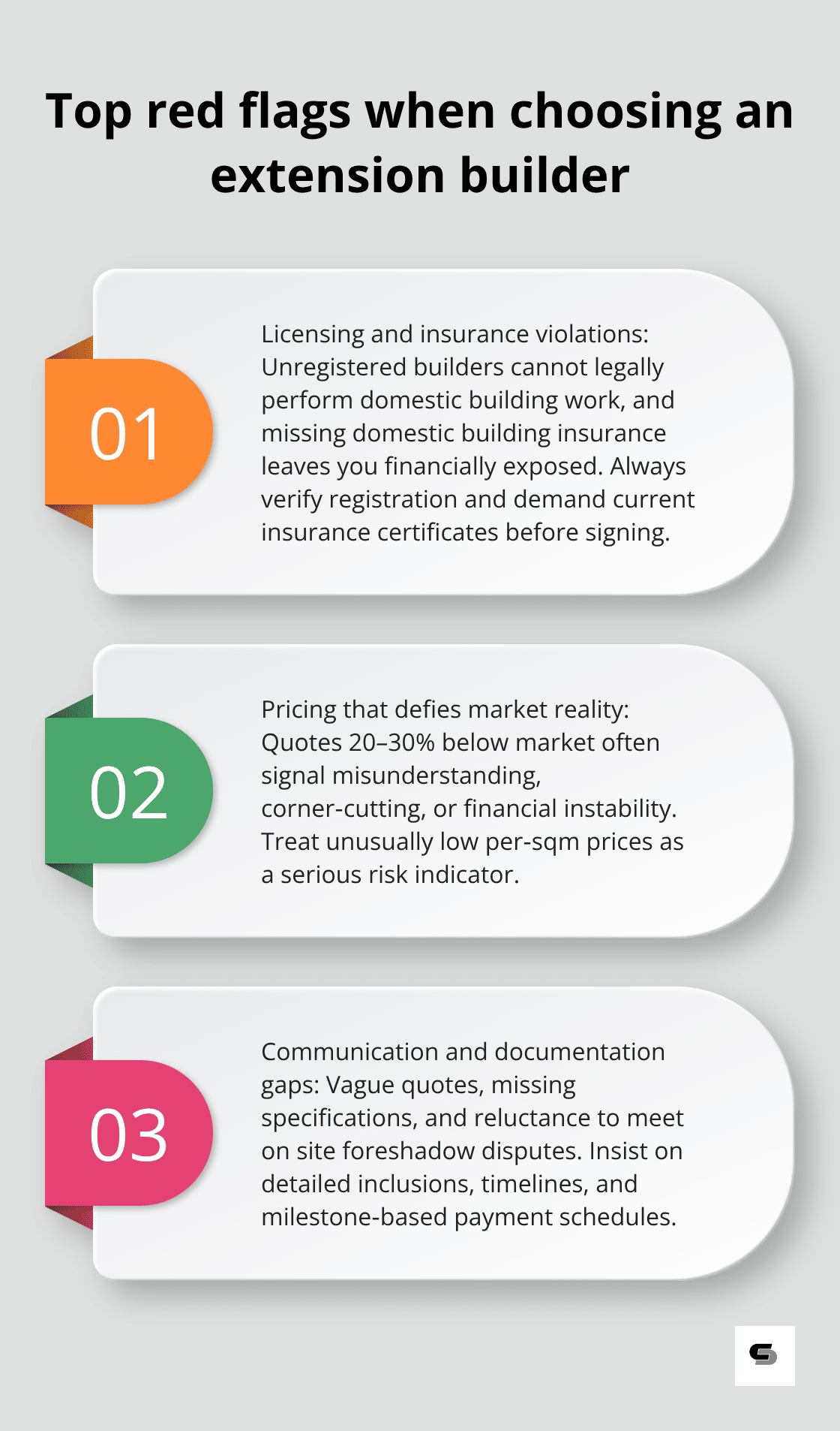 Three major red flags to avoid when selecting an extension builder in Melbourne - home extension builders melbourne