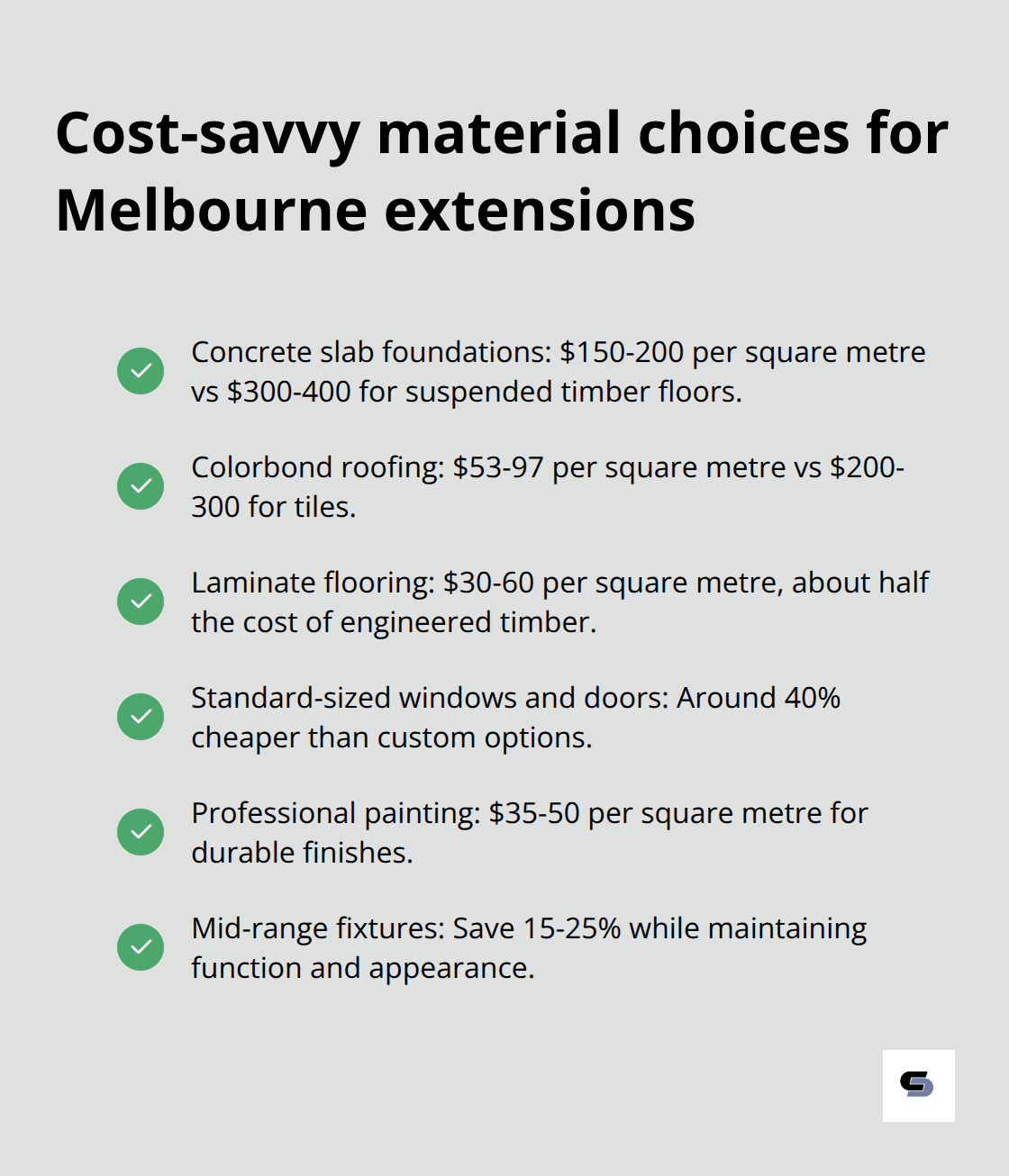 Materials and finishes that reduce extension costs in Melbourne - home extensions melbourne