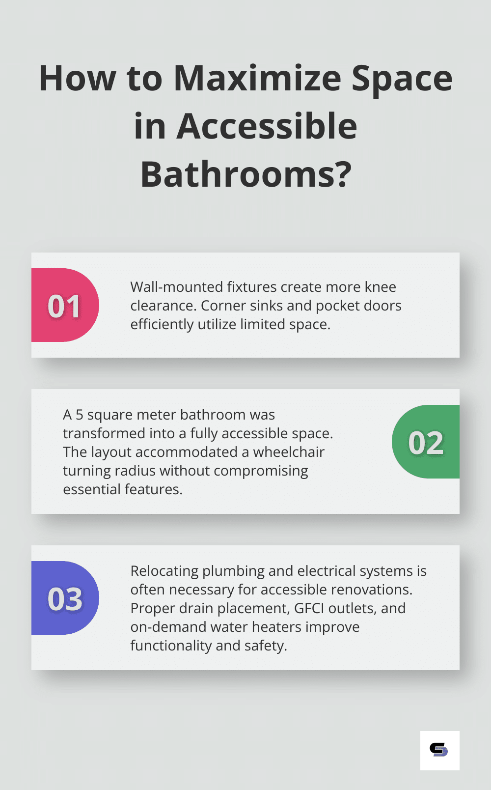 Infographic: How to Maximize Space in Accessible Bathrooms? - bathroom renovations for handicapped
