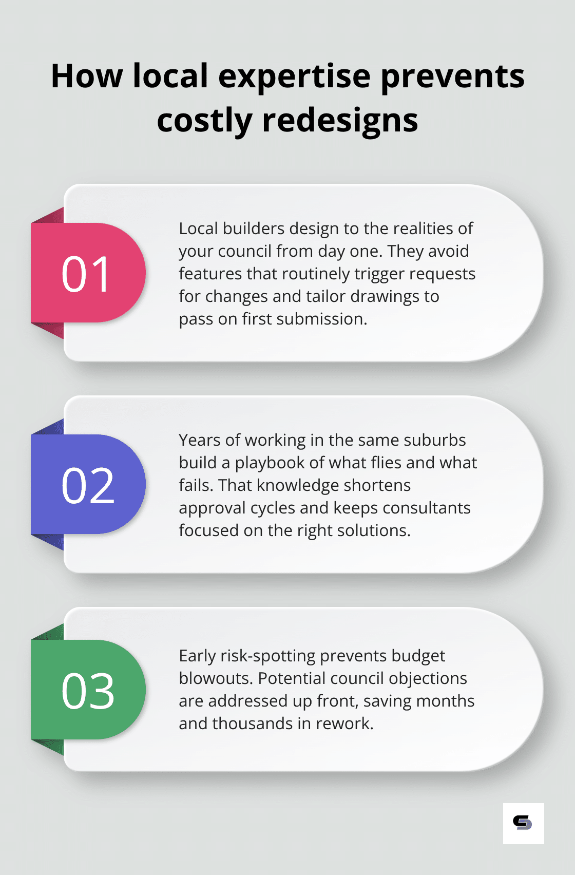 Three ways Melbourne-savvy builders avoid redesigns and delays - local builder Melbourne extensions