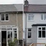 Second Storey Extension Before and After Transformations