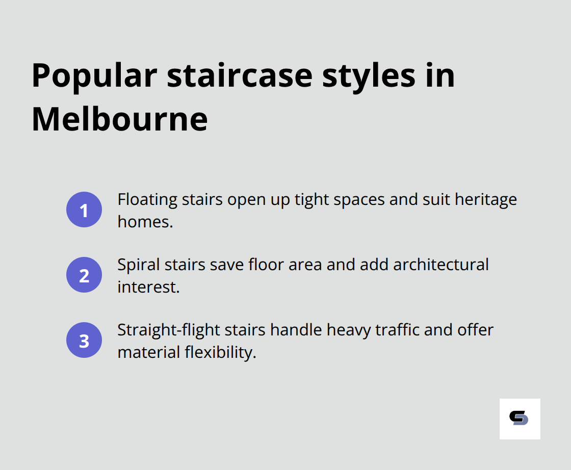 Snapshot of common staircase styles and when to use them